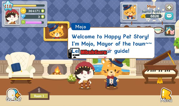 happy pet story game